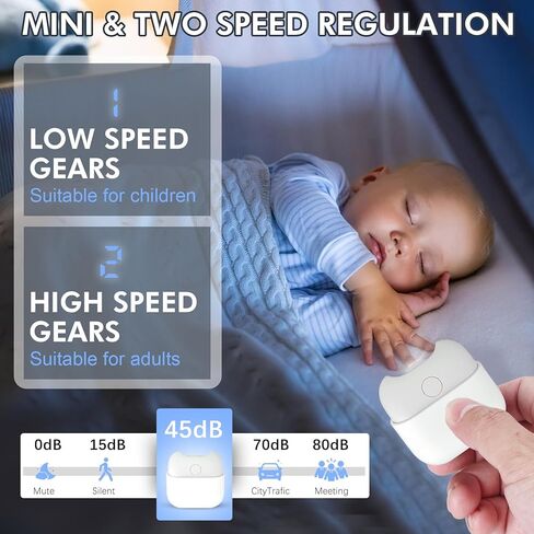 Electric Nail Clipper with Light, Automatic Nail Clipper Rechargeable with 2 Speeds and Nail Chip Storage for Babies, Children, Adults, Caregivers and Seniors in Kuwait