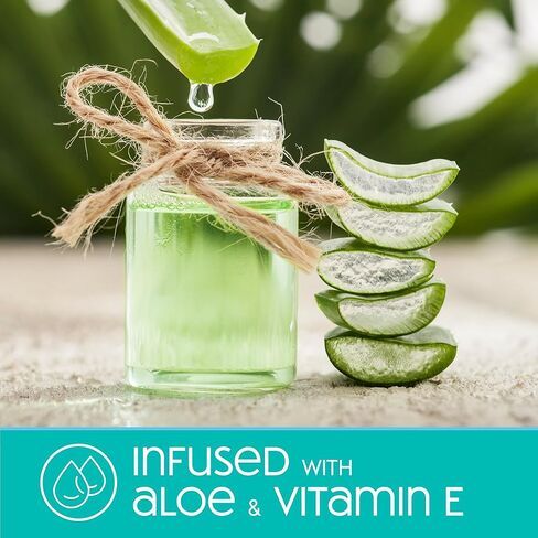 Nice 'N Clean Adult Flushable Wipes (3 x 60 Count) | Personal Cleansing Wipes Made from Plant-Based Fibers | Infused with Aloe & Vitamin E in Kuwait