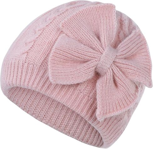 Zando Baby Santa Hat Toddler Christmas Hat Knit Xmas Beanie Hat Newborn Christmas Hats for Little Boys Girls 0-6 Months Baby Winter Warm Hats for Infants Toddlers Christmas Red Hat in Saudi Arabia