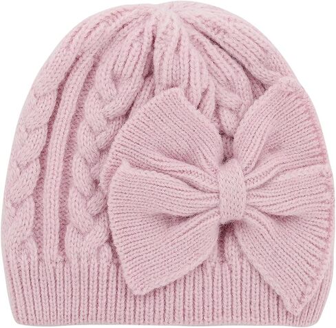 Zando Baby Santa Hat Toddler Christmas Hat Knit Xmas Beanie Hat Newborn Christmas Hats for Little Boys Girls 0-6 Months Baby Winter Warm Hats for Infants Toddlers Christmas Red Hat in Saudi Arabia