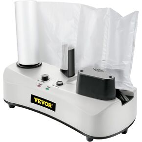 VEVOR Air Cushion Machine, Sealing Speed 7.2-7.8 ft/min Air Pillow Machine, 110V Air Pillow Packaging Machine, Portable Air Cushion Wrap Machine for Inflatable Packaging+164 ft/50 m Test Film