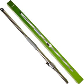 Stainless Steel Mop Handle 61" to 70" Long - Heavy Duty Spin Mop Replacement Stick - Commercial & Industrial Use Suitable for Home, Office, Hospitals, Hotels for Floor Cleaning