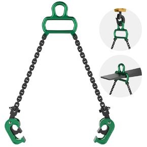 Chain Drum Lifter - 2200 lbs Load Capacity, Suitable for Lifting 55 Gallon Plastic/Metal Drums, Lifting Ring are Suitable for Cranes(Enhanced Model)