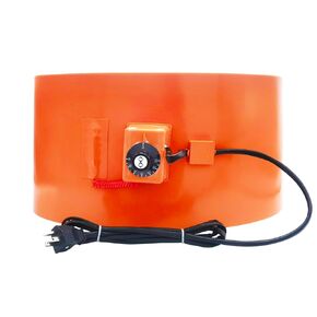 55-Gallon Metal Drum Heater，10 * 68.5 inch Insulated Band Heater，1200 Watt 120 Volt Drum Heater Barrel Band with Temperature Adjustment（UL Certification）