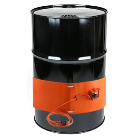55 Gallon Drum Heater, Steel Drum Barrel Heater Band Pad 55gal Kit with Thermostat for Metal Bucket Oil Lube Water 120 Volt 1200 Watt, 5'' x 68.5''