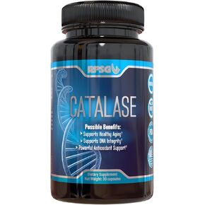Pure Catalase 15,000 CATu (600mg) Promote Healthy DNA - Antioxidant to Neutralize Hydrogen Peroxide (Vegan)