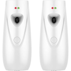 Automatic Air Freshener Spray Dispenser (2-Pack), Free Standing or Wall Mounted Adjustable Aromatherapy Machines for Home, Indoor, Bathrooms, Offices, Hotels and Commercial Places (B-01)