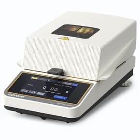 Halogen Moisture Analyzer with Rapid Heating & Drying (40-160°C) 110g-5mg High-Precision Halogen Moisture Balance Moisture Determination for Food, Plants, Construction Materials 110V~120V