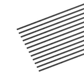 MECCANIXITY Carbon Fiber Rod, 3mm x 150mm for RC Plane DIY Tool Wing Tube Quadcopter Arm, Pack of 12