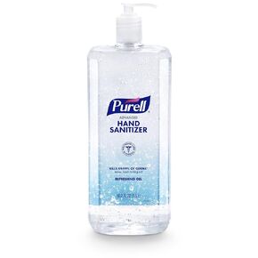 Purell Advanced Hand Sanitizer Refreshing Gel, Clean Scent, 1.5 Liter Pump Bottle (Pack of 1) - 5015-04
