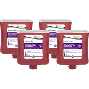 SC JOHNSON Professional Kresto Cherry Industrial Hand Scrub 2 liter, 67.628 Fl Ounce (Pack of 4)