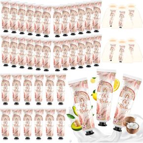 48 Sets Baby Shower Hand Cream Bulk Baby Shower Favors Bridal Shower Hand Cream Thank You Hand Cream for Guests Travel Size Hand Lotion with Organza Bags(Baby) in Kuwait