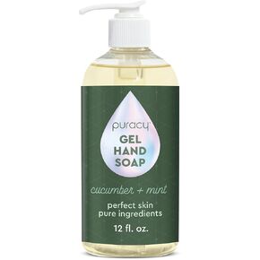 Puracy Gel Hand Soap Refill - Plant-Powered Natural Hand Soap Refill As Seen on TikTok, Non-Toxic, Sulfate-Free Liquid Soap, Moisturizing Liquid Gel Handwash Refill (Ocean Mist, 48 fl oz)