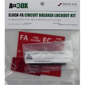 Space Age EClips ELOCK-FA, E-Series Fire Lockout Kit