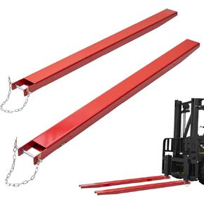 VEVOR Forklift Extensions, 84 Inch Fork Extensions 5.5 Inch Width, Heavy Duty Fork Extensions for Forklifts, 1 Pair Forklift Extensions for Forklift Truck