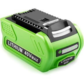 Fancy Buying 40V 6.0Ah Battery Replacement for GreenWorks G-MAX 40V Power Tools 29462 29252 20202 22262 25312 25322 20642 22272 27062 21242 (2 Pack)