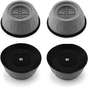 4pcs Ahviesli Anti Vibration Pads for Washing Machine, Dryer Foot Pads - Noise Reduction, Shock Absorption, Non Slipery Floor Protecter for Hardwood and Tile Floors, Universal