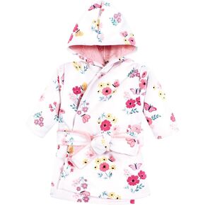 Hudson Baby Unisex Baby Mink with Faux Fur Lining Pool and Beach Robe Cover-ups