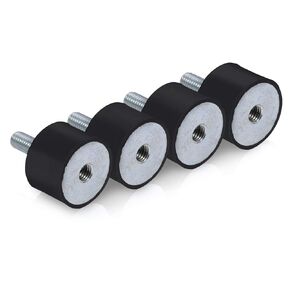 Rubber Shock Absorber Mounts Set of 4 Rubber Isolator Mounts with Studs M6 Anti Vibration Silentblock for Car Boat