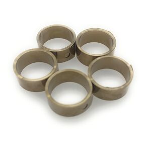 SUS301 Constant Force Spring，Load 0.93 lbs，ID 1.07",OD 1.2",Total Length 37.99",EXTANDED Length 30",Material Wideness 0.5",Material Thickness 0.0079",Pack of 5