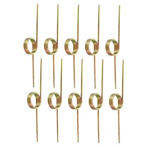 10Pcs Torsional Springs for Trash Can Lid Replacement Torsional Spring Parts Springs for Repairing Garbage Can Lids Torsional Spring Assortment