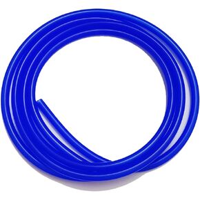 Silicone Tubing Hose, Silicon Rubber Tube 0.31" x 0.47"(ID 8mm x OD 12mm) Length 16.4Ft（5m）, Vacuum Flexible Air Hose Water Pipe Tube, Suitable For Pump Transfer Blue