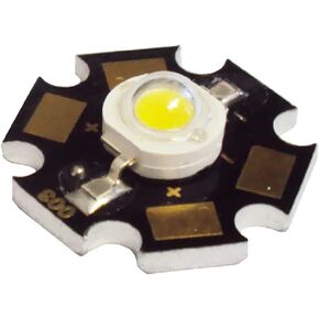 High Power 3W DC 2.4-3.8V Input / 700mA Output LED Chip Dimmable Led Light with Heatsink Aluminum Base Lamp Beads Ultra Bright Star Component Chip (Warm White)