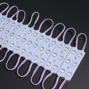Erudite LED Module, LED White Light Module 100PCS 6000k 150LM Per LED Module IP65 Waterproof Replacement Light for Advertising Signs Window Storefront Garden Light with Tape Adhesive(White)