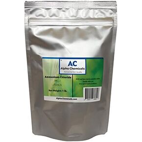 Alpha Chemicals Ammonium Chloride - NH4Cl - 1 Pound