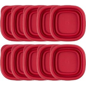 Replacement Lids for Rubbermaid Food Storage Containers (3/5/7-Cup), 6-Pack