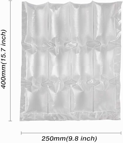 Air Cushion Film 72002 Air Pillows Air Bubble Bags Wrap Packing Roll, 1 Roll 200mm X 100mm X 200m X 0.02mm Air Cushion Films ONLY Compatible with JZBRAIN Air Cushion Machine (1 Roll) in Saudi Arabia