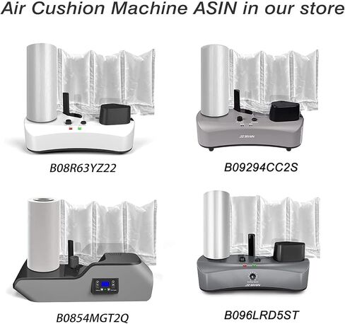Air Cushion Film 72002 Air Pillows Air Bubble Bags Wrap Packing Roll, 1 Roll 200mm X 100mm X 200m X 0.02mm Air Cushion Films ONLY Compatible with JZBRAIN Air Cushion Machine (1 Roll) in Saudi Arabia