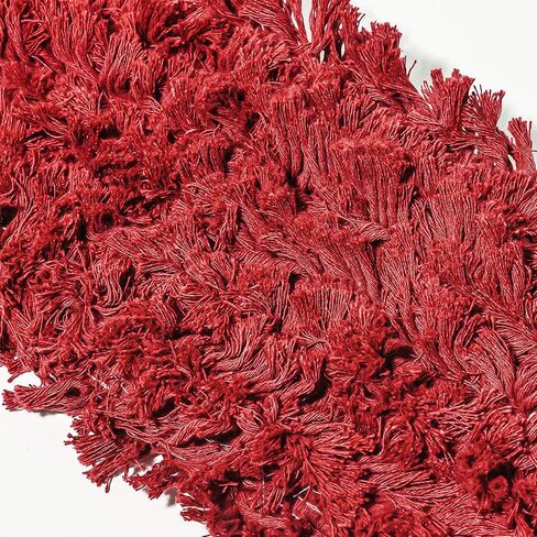 Commercial Dust Mop Replacement Head - 24 x 5 in. Cotton Nylon Reusable Mop Head- Industrial Dust Mop Refill for Floor Cleaning & Janitorial Supplies, Red in Kuwait