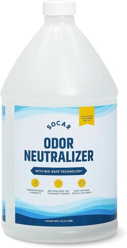 رذاذ سوكار المعادل للرائحة، 32 أونصة رذاذ معطر هواء بقوة تجارية، مزيل قوي للرائحة للحيوانات الأليفة، البول، المكتب، المنزل، صالة الألعاب الرياضية والسيارة، مزيل الرائحة دون إضافة عطر، مزيل الروائح الكريهة in Kuwait