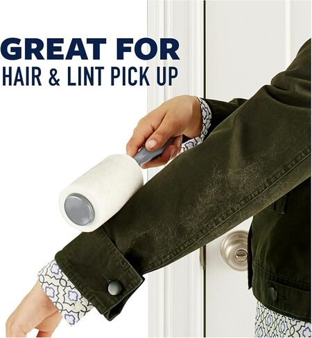 عبوات سكوتش برايت لتنظيف الوبر اليومي، مزيلات الوبر للتنظيف اليومي، الكثير من بكرات الوبر للملابس وشعر الحيوانات الأليفة والأثاث والسيارات والمزيد، 70 ورقة لكل منها، 6 عبوات، إجمالي 420 ورقة in Kuwait