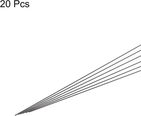 MECCANIXITY Carbon Fiber Rod, 5mm x 300mm for RC Plane DIY Tool Wing Tube Quadcopter Arm, Pack of 5 in Saudi Arabia