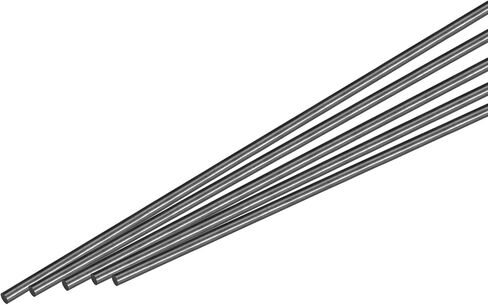 MECCANIXITY Carbon Fiber Rod, 5mm x 300mm for RC Plane DIY Tool Wing Tube Quadcopter Arm, Pack of 5 in Saudi Arabia