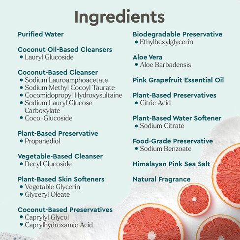 Puracy Gel Hand Soap Refill - Plant-Powered Natural Hand Soap Refill As Seen on TikTok, Non-Toxic, Sulfate-Free Liquid Soap, Moisturizing Liquid Gel Handwash Refill (Ocean Mist, 48 fl oz) in Saudi Arabia