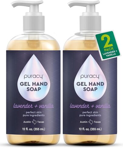 Puracy Gel Hand Soap Refill - Plant-Powered Natural Hand Soap Refill As Seen on TikTok, Non-Toxic, Sulfate-Free Liquid Soap, Moisturizing Liquid Gel Handwash Refill (Ocean Mist, 48 fl oz) in Saudi Arabia