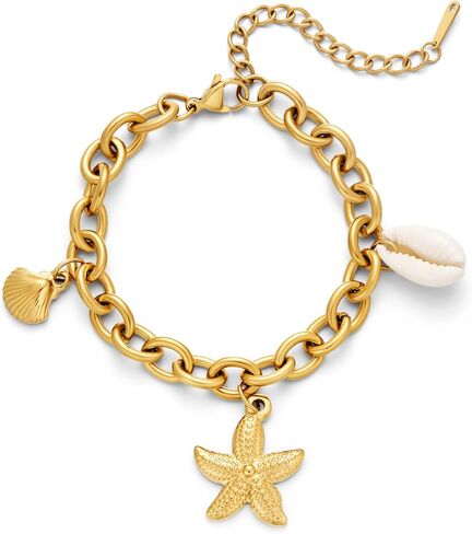 Seashell Bracelets For Women Adjustable Bracelets With Beach Puka Shell Summer Ocean Shell Bracelets A Chic Summer Fashion Jewelry Gift For Women in Saudi Arabia