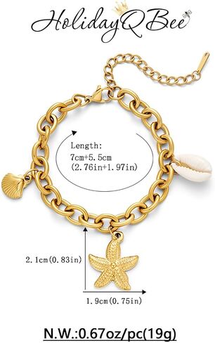 Seashell Bracelets For Women Adjustable Bracelets With Beach Puka Shell Summer Ocean Shell Bracelets A Chic Summer Fashion Jewelry Gift For Women in Saudi Arabia