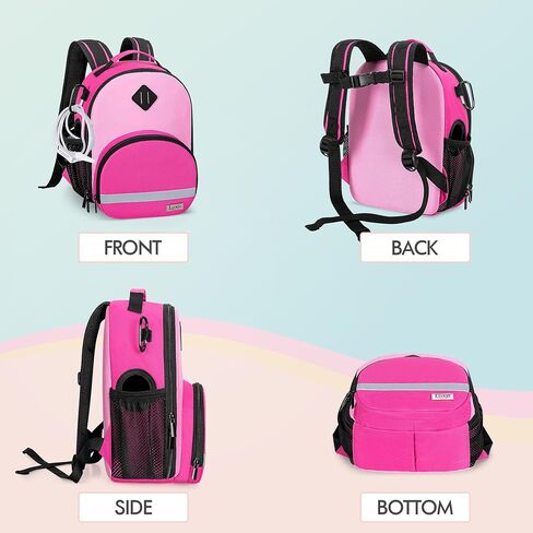 LUXJA Feeding Tube Backpack for G Tube, J Tube and GJ Tube, Feeding Tube Bag Fits 500ml Feeding Bag and Enteral Feeding Pump (Compatible with EnteraLite Infinity and Kangaroo Joey), Rose Red in Kuwait