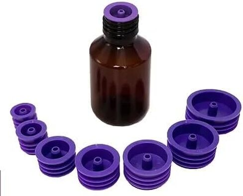 ENFit Medicine Bottle Adapters - Size 1-7 (Assortment) - Pack of 7 in Saudi Arabia