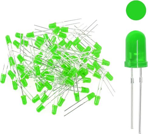 200Pcs 5mm Led Diode Lights Yellow Led Emitting Assortment Kit,Round Diode Light Assorted Set in Saudi Arabia