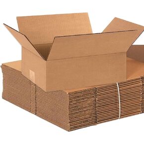 AVIDITI Shipping Boxes Medium 12"L x 9"W x 4"H, 25-Pack | Corrugated Cardboard Box for Moving, Mailing, Packing and Storage