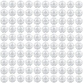 240 Pcs Gumball Vending Machine Capsules 1.1 Inch Clear Round Capsules Empty Plastic Containers Toy Capsules for Birthday Gifts Prizes Party Favors Easter Basket Stuffers