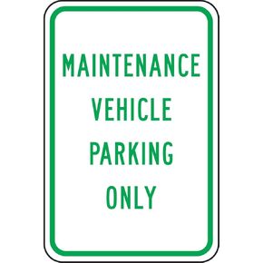 Accuform FRP267RA Engineer-Grade Reflective Aluminum Parking Sign, Legend "Head in Parking ONLY", 18" Length x 12" Width x 0.080" Thickness, Green on White