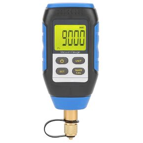 Digital Vacuum Gauge, HVAC Gauge Vacuum Tester, 0 to 30000 Microns Range, 2 to 100Pa, 4 Units, 7/16-20UNF Interface