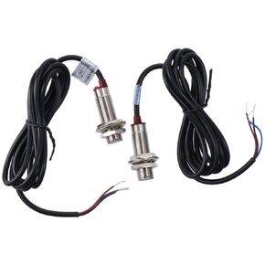 2Pcs NJK-5002C Approach Sensor, DC 5-30V Metal Inductor Sensor, Proximity Sensor, 3 Wire Proximity Switch Detector for Magnetic Sensor