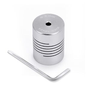 XIKE 2PCS 6mm to 10mm Shaft Coupling 25mm Length 19mm Diameter Stepper Motor Coupler Aluminum Alloy Joint Connector for 3D Printer CNC Machine DIY Encoder